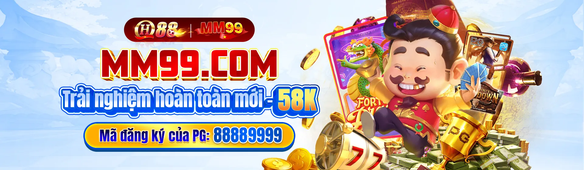 Hình ảnh chính của trang nổ hũ gg8844, thể hiện sự sôi động và may mắn của trò chơi slot, với các biểu tượng vàng và hiệu ứng ánh sáng rực rỡ, thương hiệu gg8844 nổi bật.